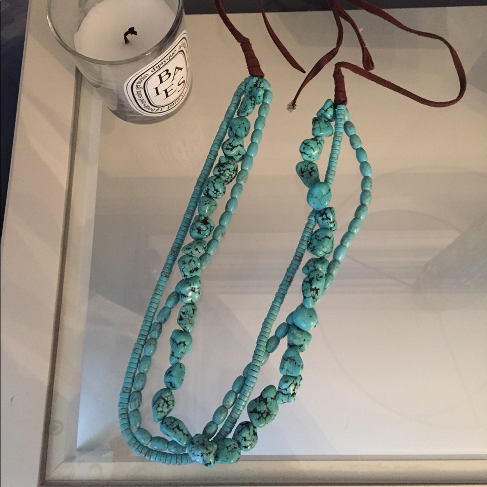 Lucky Brand Necklace Turquoise